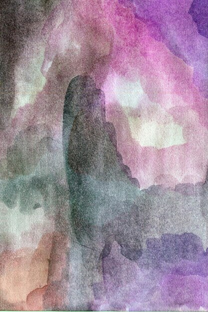 Photo soft pink handdrawn watercolor background hight quality