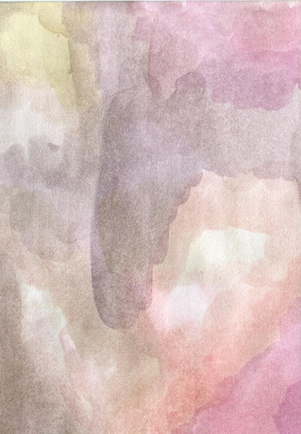 Soft pink handdrawn watercolor background