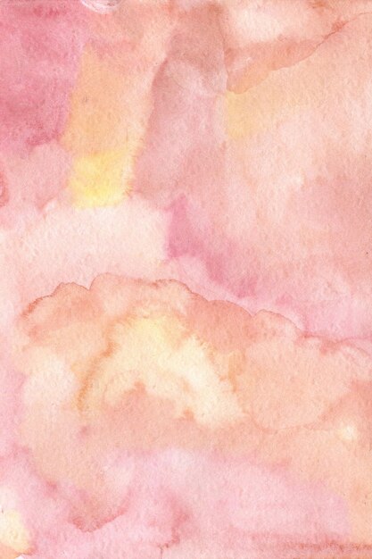 Soft Pink handdrawn watercolor background