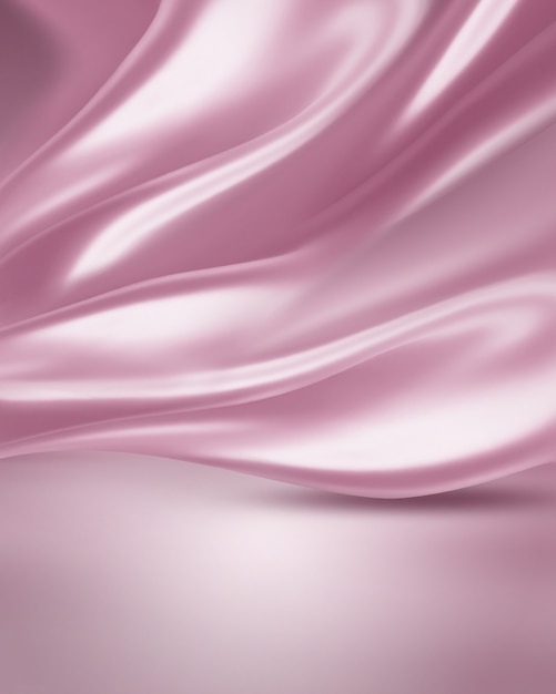 Soft pink silk as background