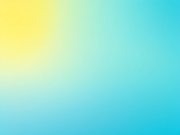 Soft Radiance Pastel Yellow and Turquoise Color Gradient with Defocused Elegance