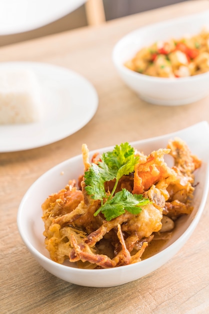 Soft Shell Crab met knoflook en peper