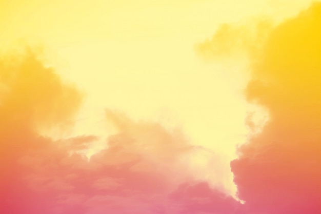 Soft sky in pastel color 