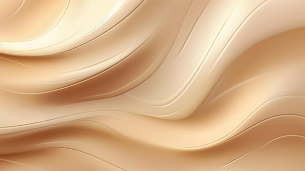 Soft and Smooth Background A Beige and White Gradient with a Wavelike Pattern