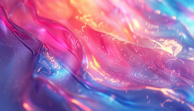 Soft and smooth multicolored illustration wave art