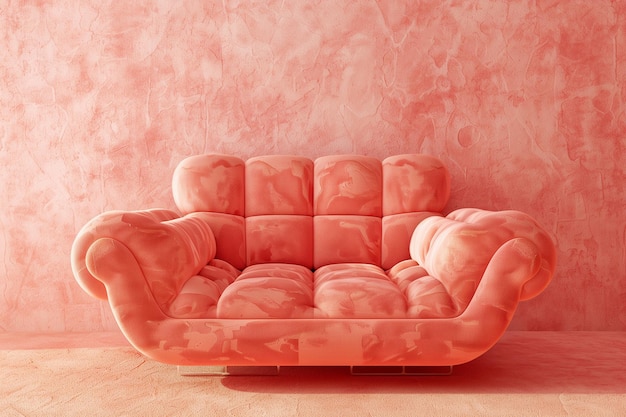 soft sofa peach fuzz color