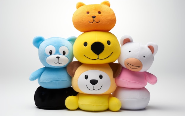 Soft StressBuster Toy Collection on white background