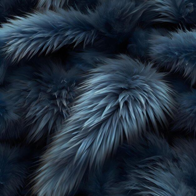 Photo soft texture of purple and blue fur closeup