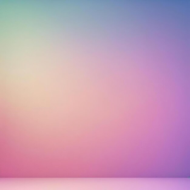 A soft vintage gradient blur background with a pastel colored well use as studio room product prese