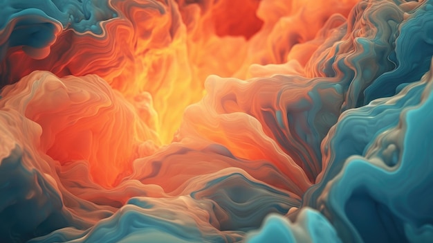 Premium AI Image | soft watercolor floral and splash background