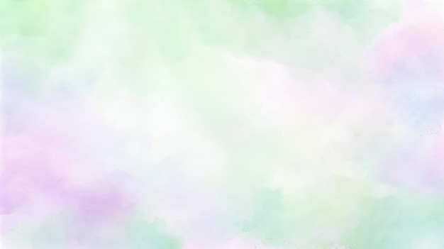 Photo soft watercolor lilac and pale green abstract background