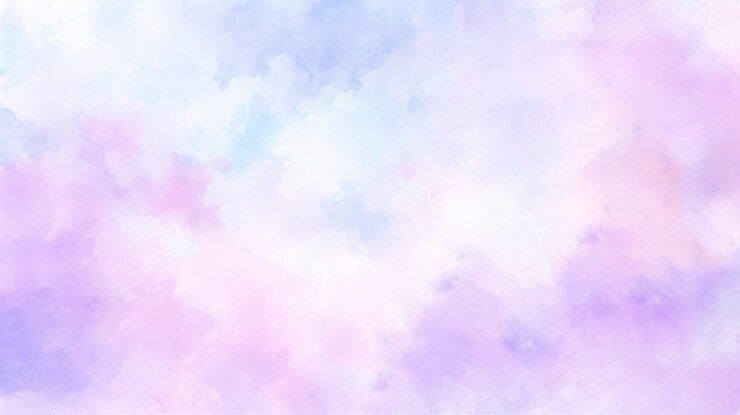 Photo soft watercolor purple and pale blue abstract background