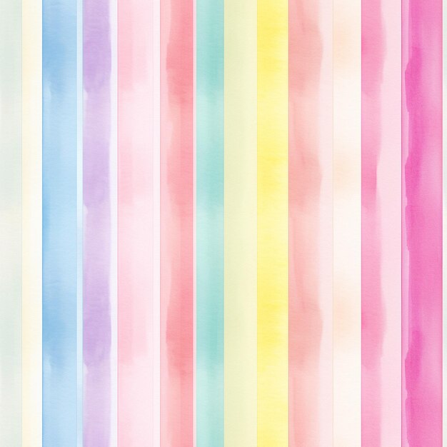 Photo soft watercolor stripes a soothing vertical pastel stripes pattern in a watercolor style this pastel seamless pattern is perfect for wallpapers tiles fabrics and wrapping paper