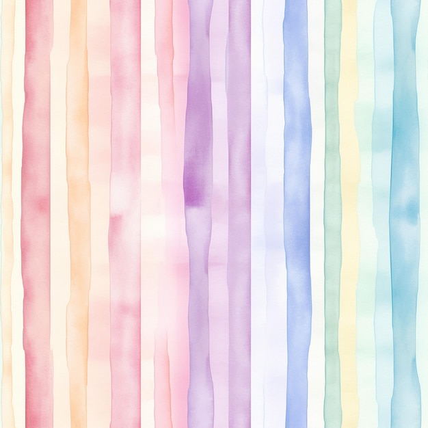 Photo soft watercolor stripes a soothing vertical pastel stripes pattern in a watercolor style this pastel seamless pattern is perfect for wallpapers tiles fabrics and wrapping paper