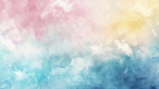 Soft watercolor textured background in pastel tones