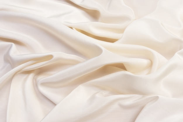 Soft white wavy fabric