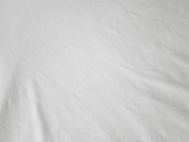 Soft white wrinkled fabric background