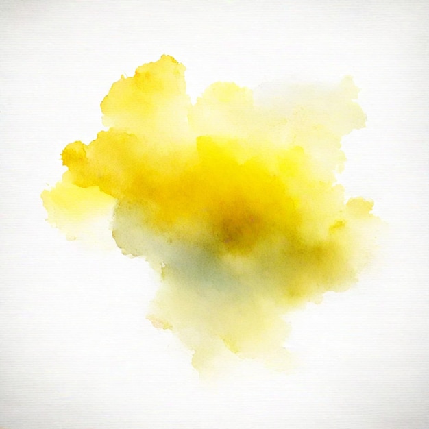 Soft yellow watercolor texture