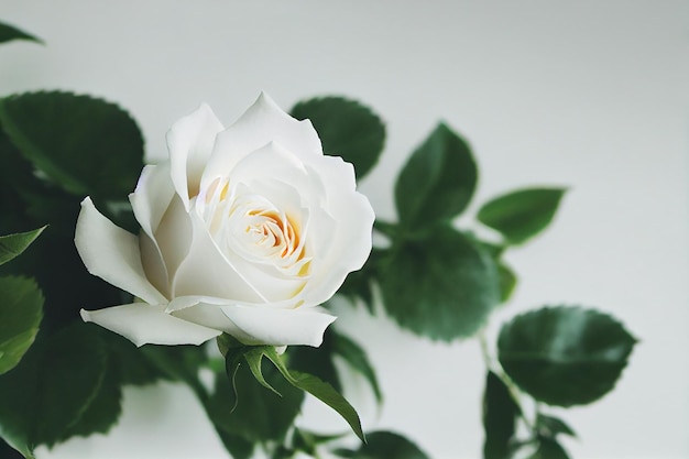 Softness white rose background