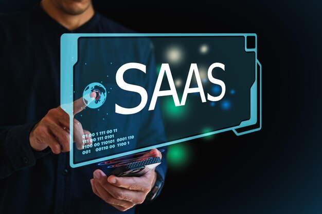 ソフトウェア・ア・ア・サービス (SaaS) アイコマーシャル 画像認識技術 アプリケーション オンライン