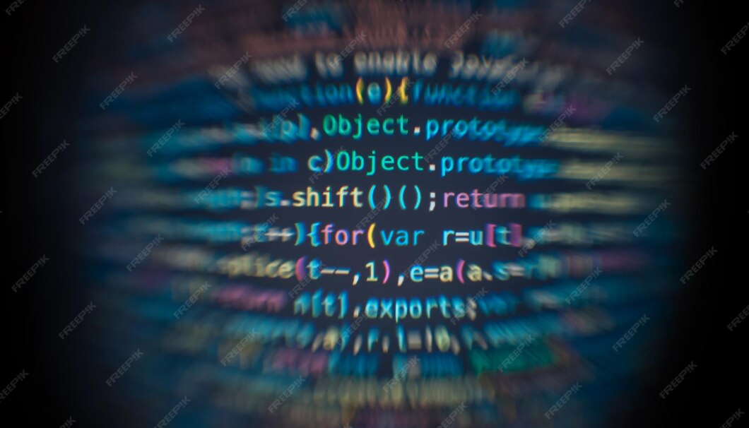 Premium Photo | Software developer code Abstract computer script code ...