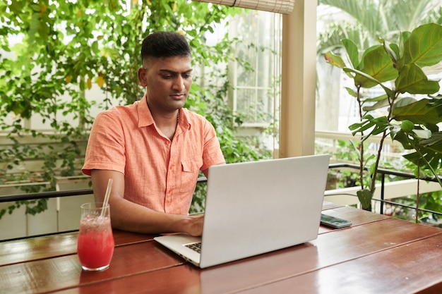 Software Developer Working on Laptop