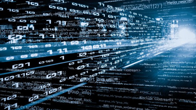 Premium Photo | Software development application programming code and ...