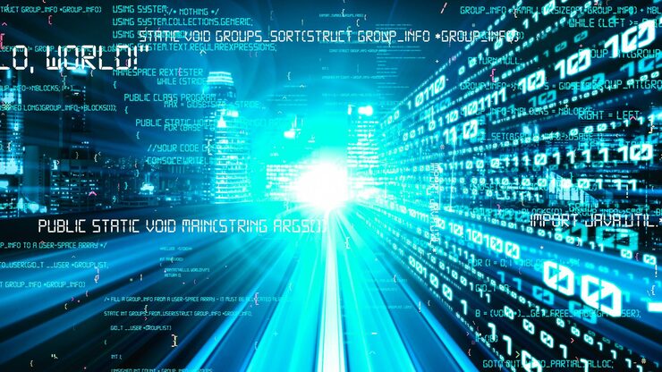 Photo 软件开发应用程序编程代码和默认的计算机编码