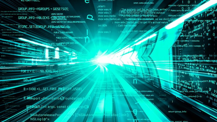 Photo software development application programming code and tacit computer coding