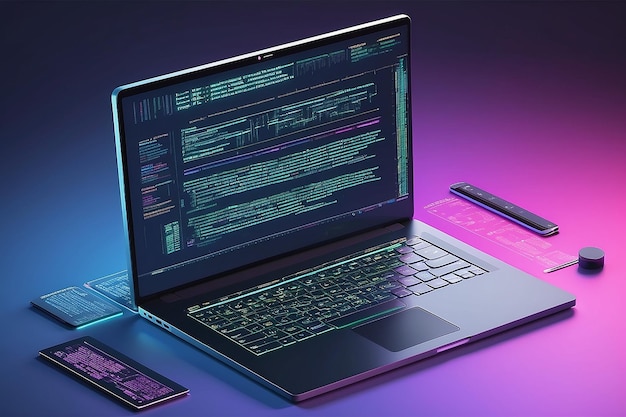 Premium Photo | Software development Programming coding and software ...
