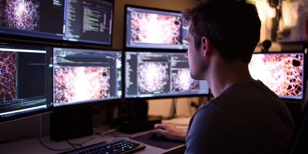 software engineer debugging an ai neural network a deep dive into code and complexity