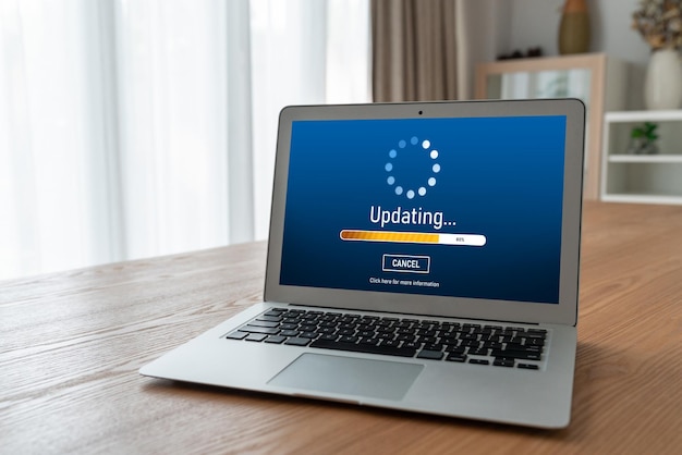 Software-update op computer voor moderne versie van apparaatsoftware