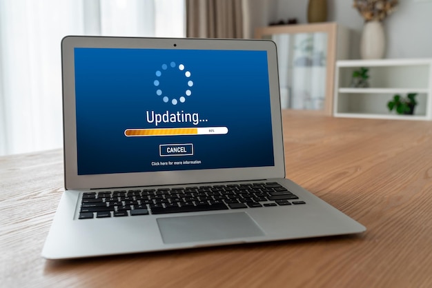 Software-update op de computer voor modish versie van apparaat software upgrade