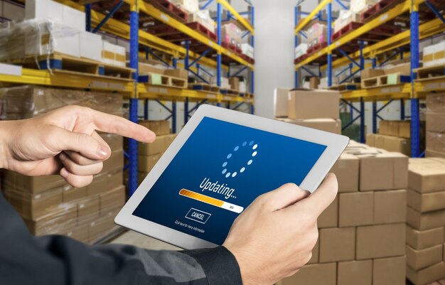 Software-update op de computer voor modish-versie van apparaatssoftware