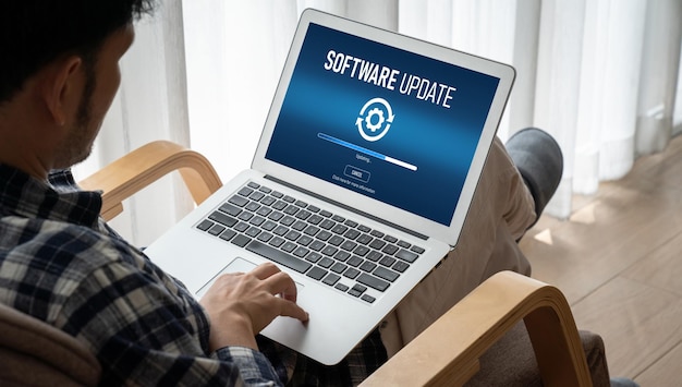 Software-update op de computer voor modish versie van het apparaat software upgrade