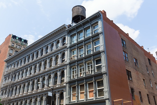 Photo soho building facades in manhattan new york city