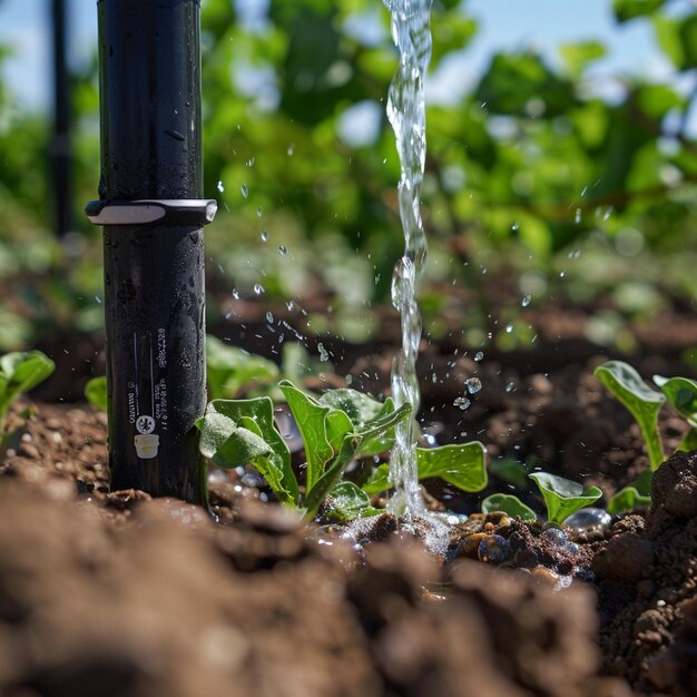 Soil Moisture Sensors Optimizing Water Use Premium AIgenerated image