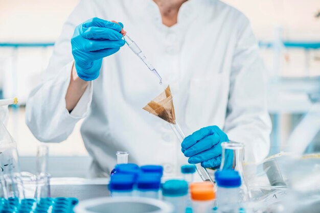 Soil testing laboratory analysis