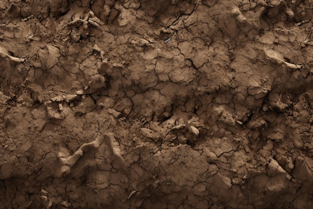 Photo soil texture soil texture background soil dirt texture ground surface texture rustic soil texture land brown soil texture fertile soil texture background ai generative