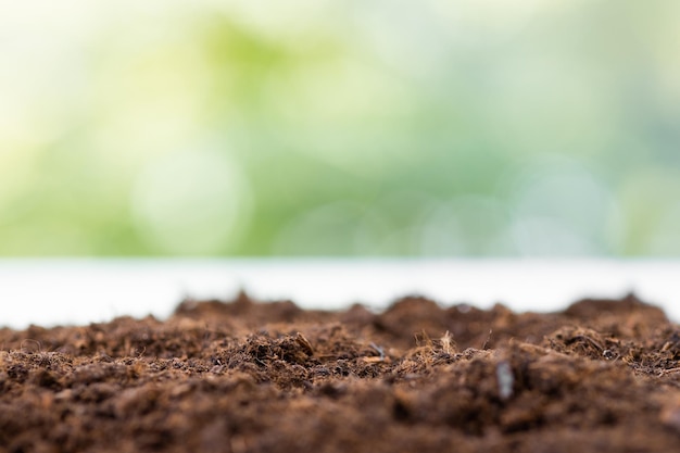 soil texture with green background