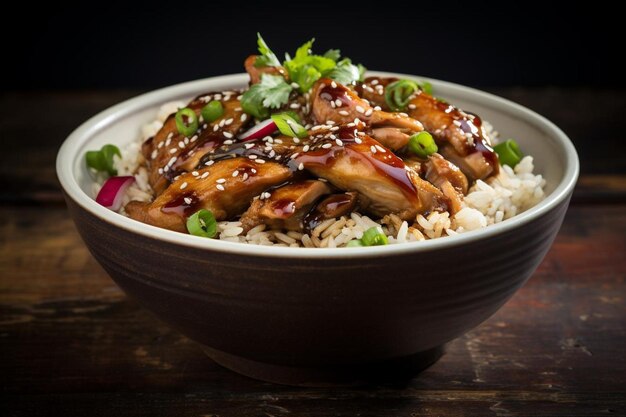 Soja Teriyaki Kip Donburi Sensatie