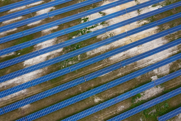 Stazione della batteria solare.