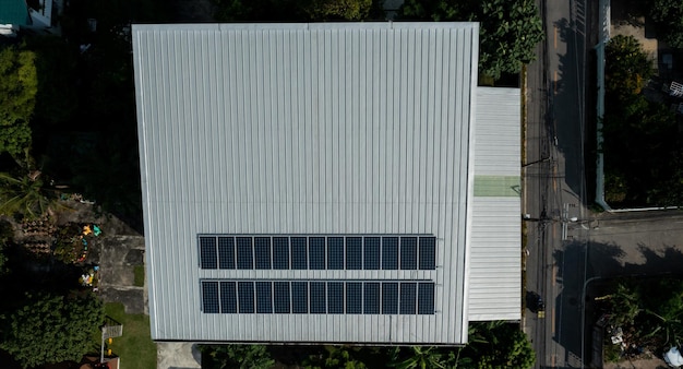 Solar cells on the roof, save the power