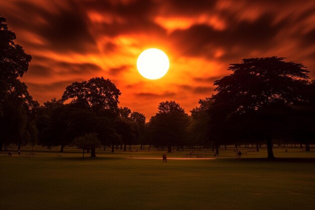 Solar Eclipse Over Arboretum