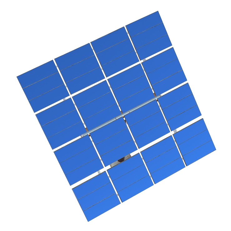 Photo solar energy panel 3d