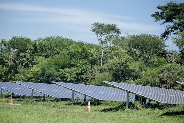 Solar energy plate distributes to several houses