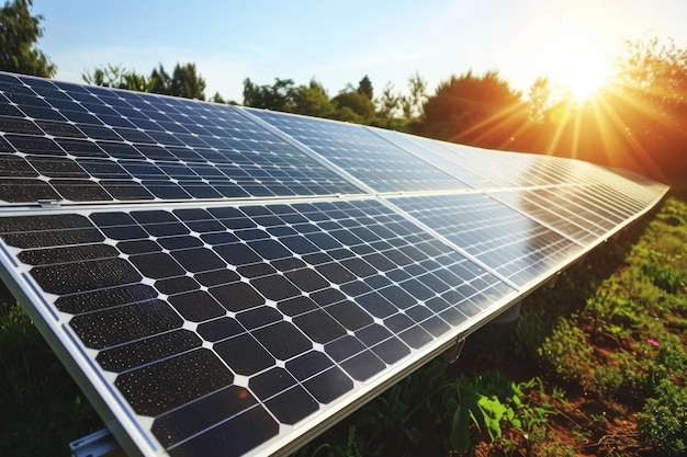 Solar Panel in the Middle of a Field