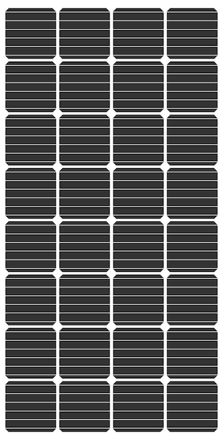 Foto struttura del pannello solare