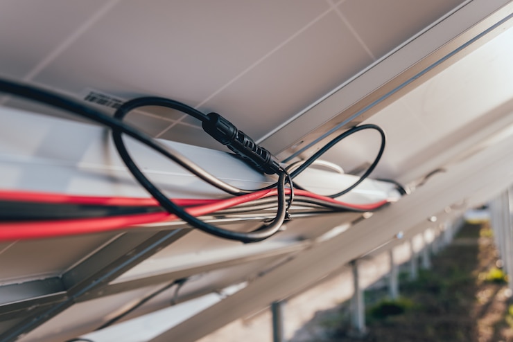 Photo solar panels, photovoltaic alternative electricity source.