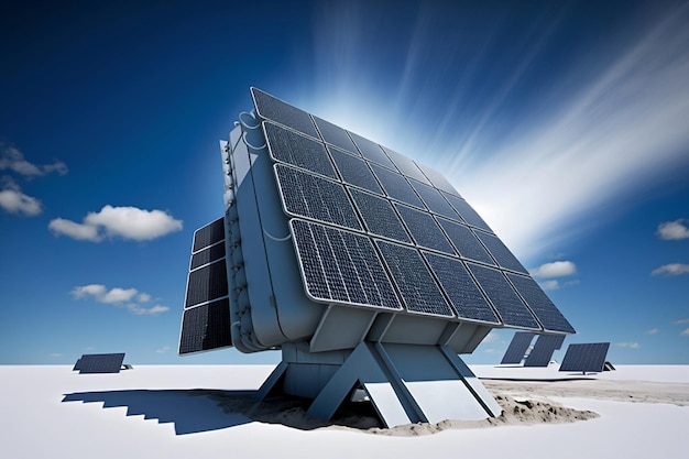 solar panels on the roof of a house Generative AI Circuit Diagram